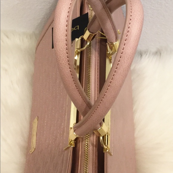 💎Bebe Satchel w/Detachable Shoulder Strap - Blush - Picture 5 of 7